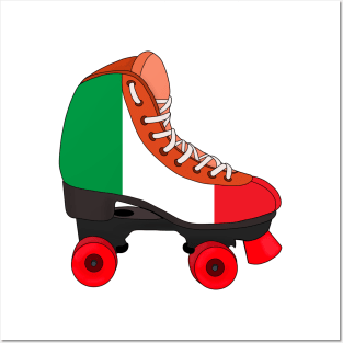 Roller Skating Italy Posters and Art